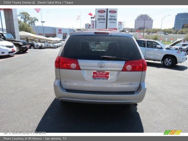 Desert Sand Mica / Taupe 2009 Toyota Sienna LE