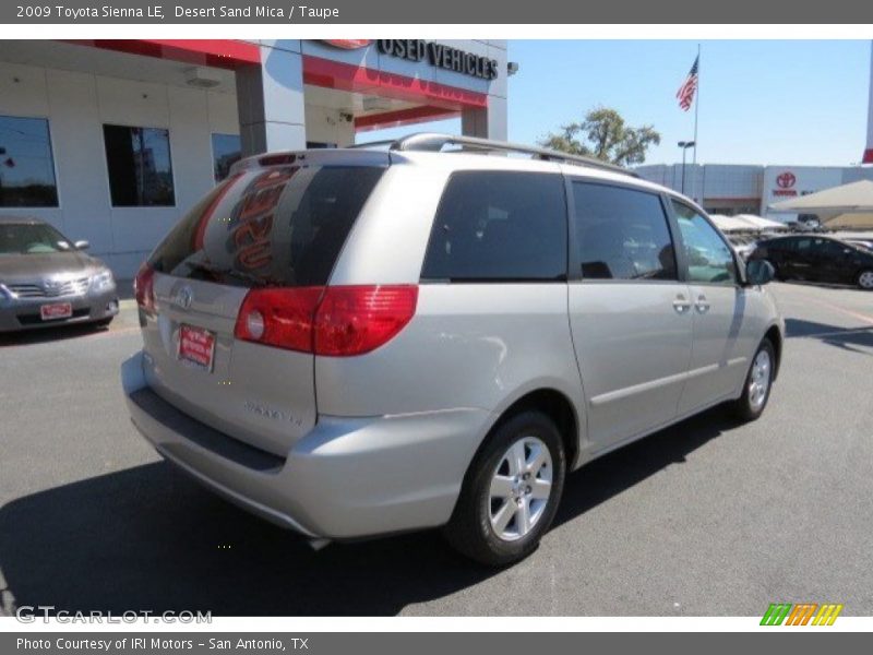 Desert Sand Mica / Taupe 2009 Toyota Sienna LE