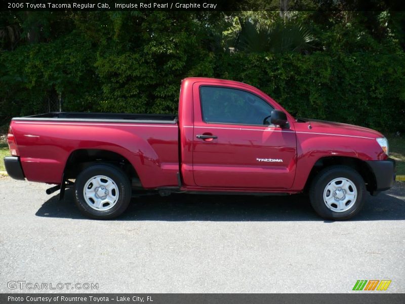 Impulse Red Pearl / Graphite Gray 2006 Toyota Tacoma Regular Cab
