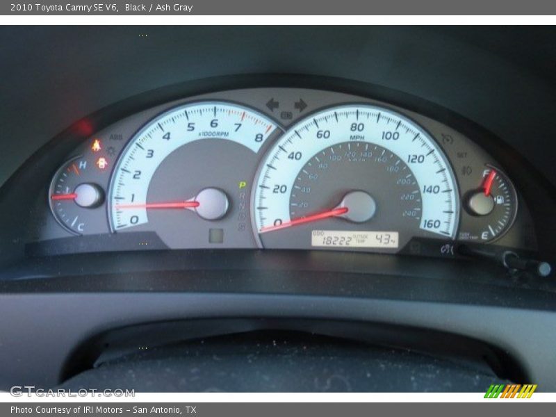 Black / Ash Gray 2010 Toyota Camry SE V6