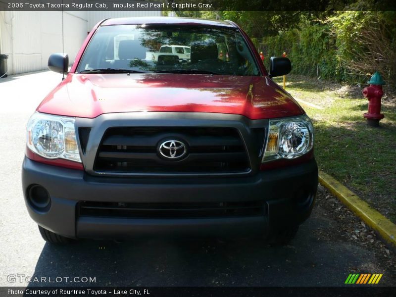 Impulse Red Pearl / Graphite Gray 2006 Toyota Tacoma Regular Cab