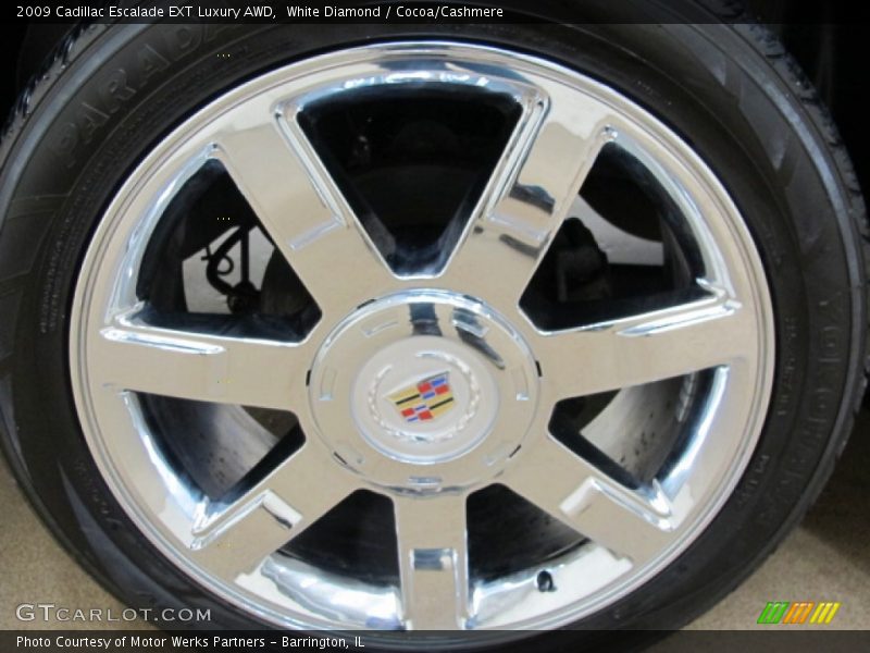 White Diamond / Cocoa/Cashmere 2009 Cadillac Escalade EXT Luxury AWD