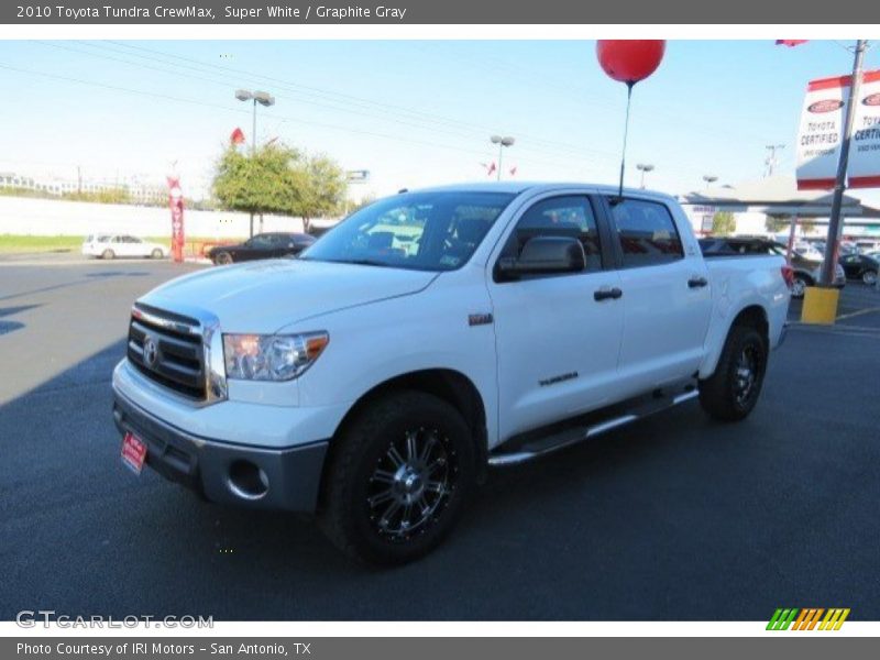 Super White / Graphite Gray 2010 Toyota Tundra CrewMax