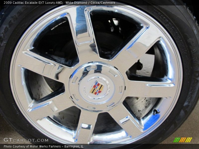 White Diamond / Cocoa/Cashmere 2009 Cadillac Escalade EXT Luxury AWD