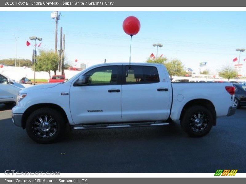 Super White / Graphite Gray 2010 Toyota Tundra CrewMax