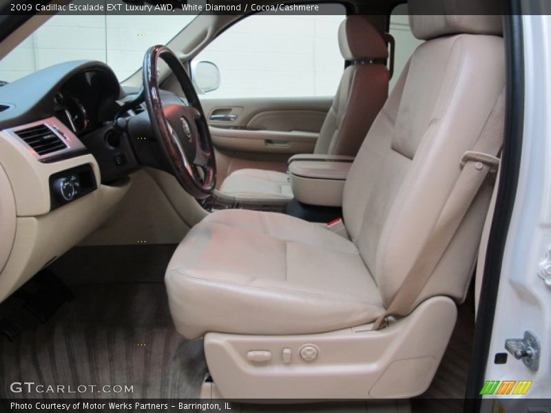 White Diamond / Cocoa/Cashmere 2009 Cadillac Escalade EXT Luxury AWD
