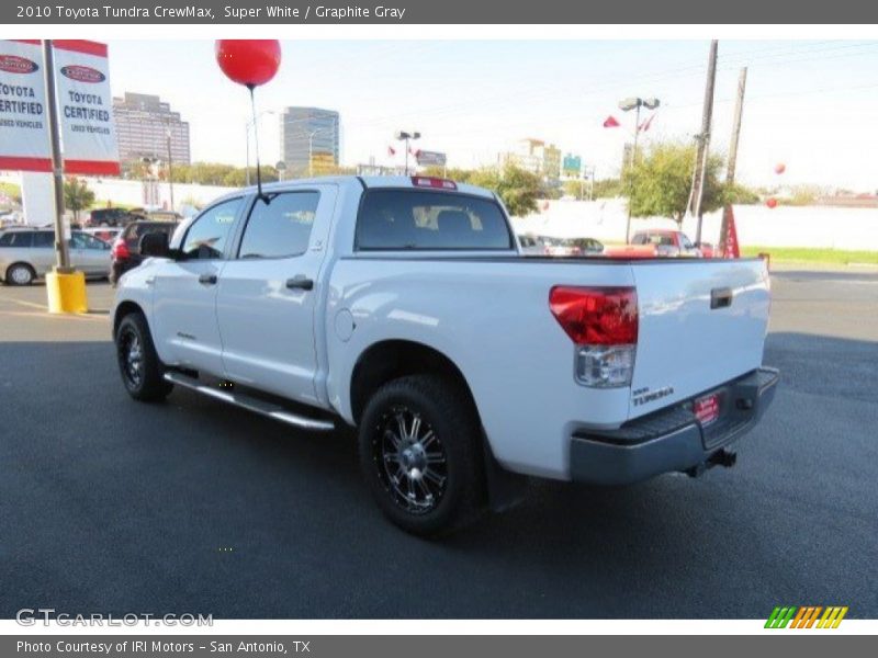 Super White / Graphite Gray 2010 Toyota Tundra CrewMax