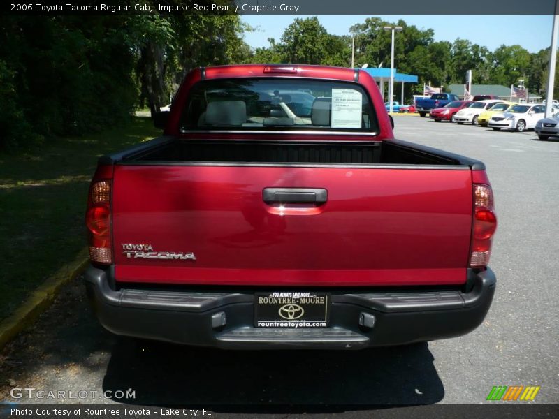 Impulse Red Pearl / Graphite Gray 2006 Toyota Tacoma Regular Cab