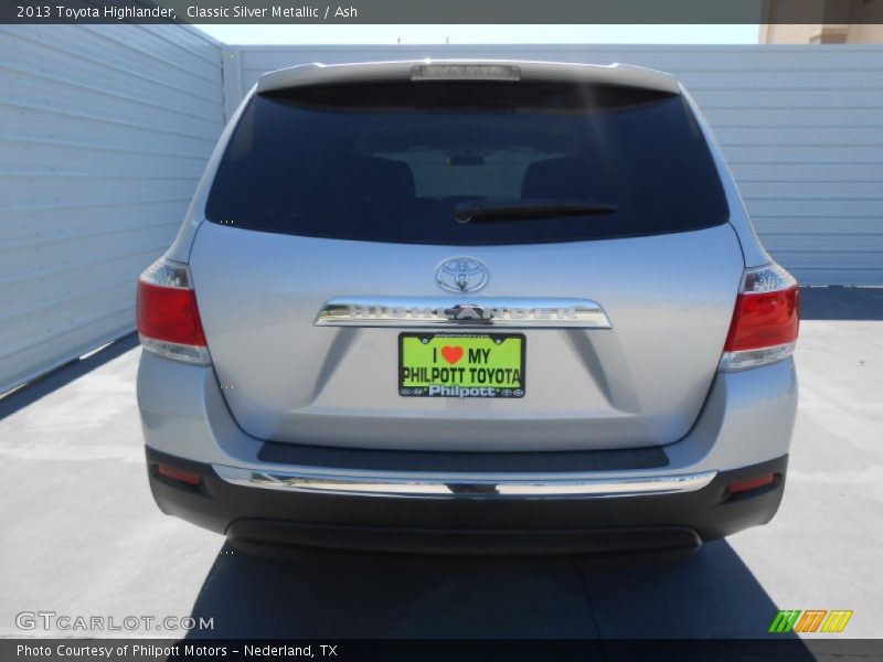 Classic Silver Metallic / Ash 2013 Toyota Highlander