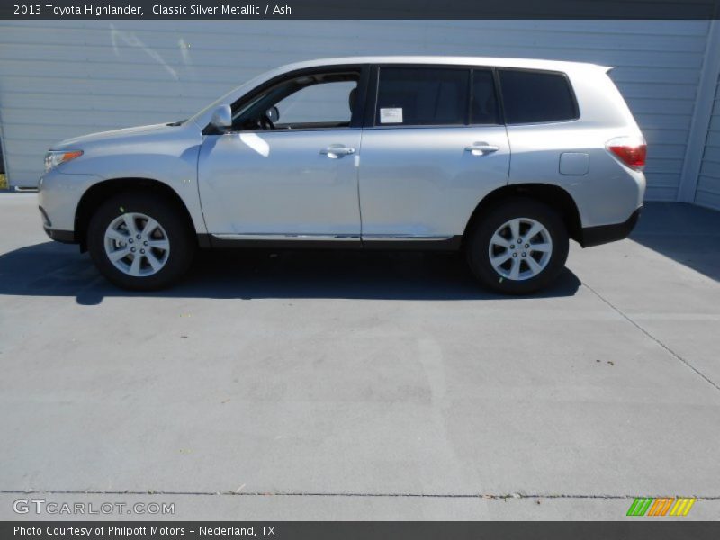 Classic Silver Metallic / Ash 2013 Toyota Highlander
