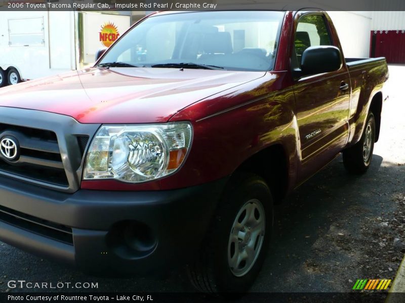 Impulse Red Pearl / Graphite Gray 2006 Toyota Tacoma Regular Cab