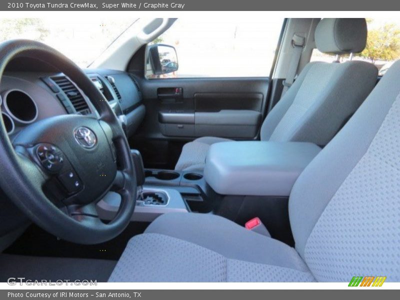 Super White / Graphite Gray 2010 Toyota Tundra CrewMax