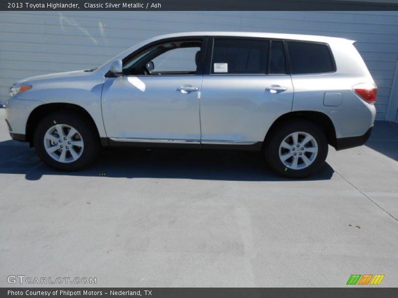 Classic Silver Metallic / Ash 2013 Toyota Highlander