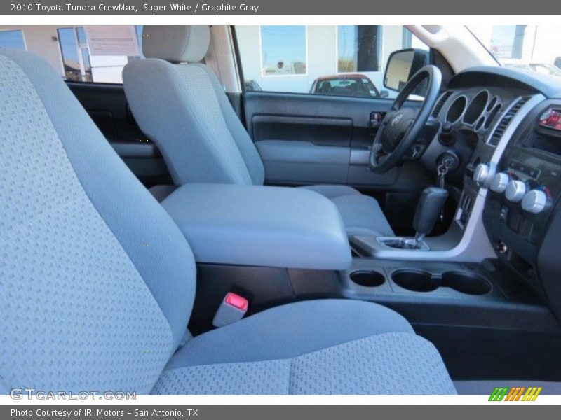 Super White / Graphite Gray 2010 Toyota Tundra CrewMax