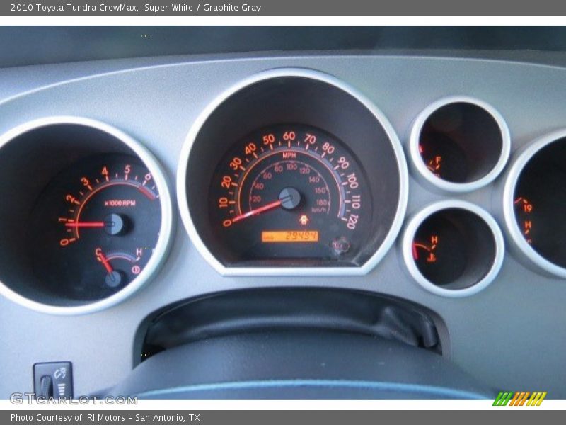 Super White / Graphite Gray 2010 Toyota Tundra CrewMax