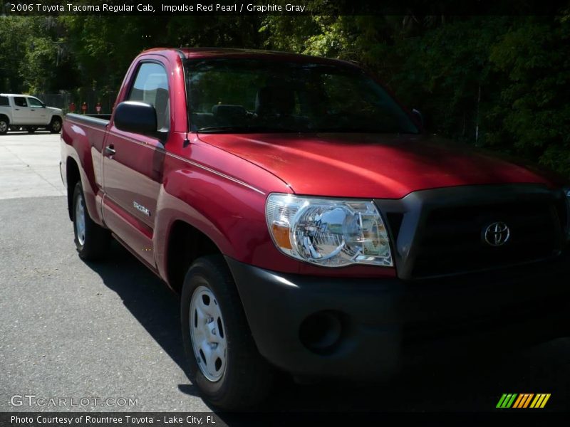 Impulse Red Pearl / Graphite Gray 2006 Toyota Tacoma Regular Cab