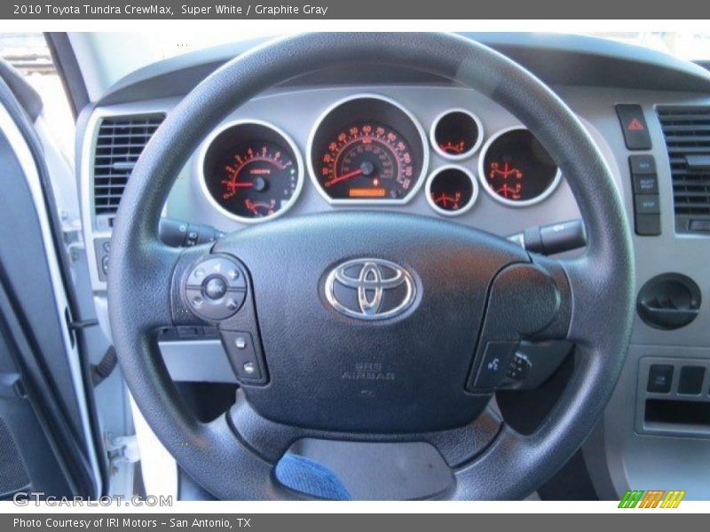 Super White / Graphite Gray 2010 Toyota Tundra CrewMax