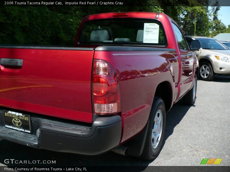 Impulse Red Pearl / Graphite Gray 2006 Toyota Tacoma Regular Cab