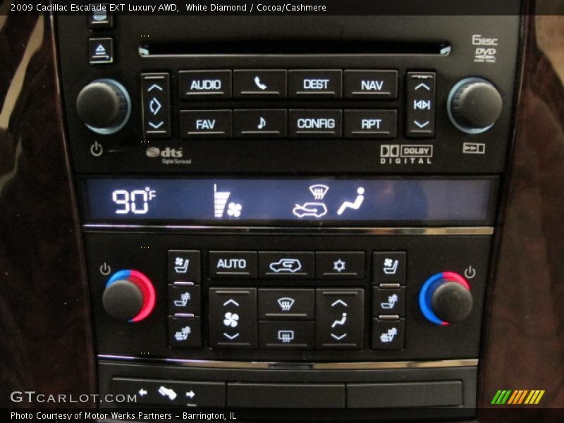 White Diamond / Cocoa/Cashmere 2009 Cadillac Escalade EXT Luxury AWD