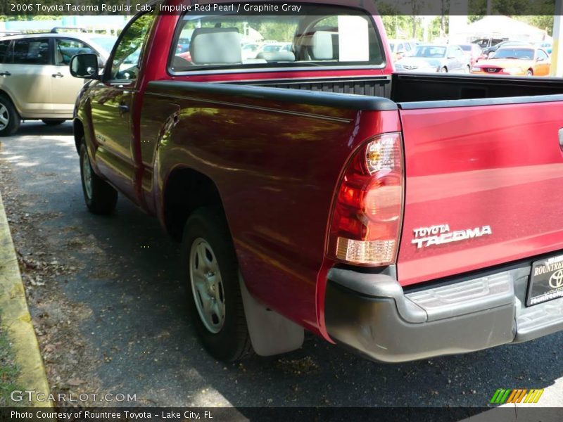 Impulse Red Pearl / Graphite Gray 2006 Toyota Tacoma Regular Cab