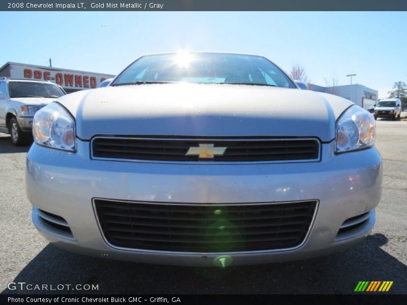 Gold Mist Metallic / Gray 2008 Chevrolet Impala LT