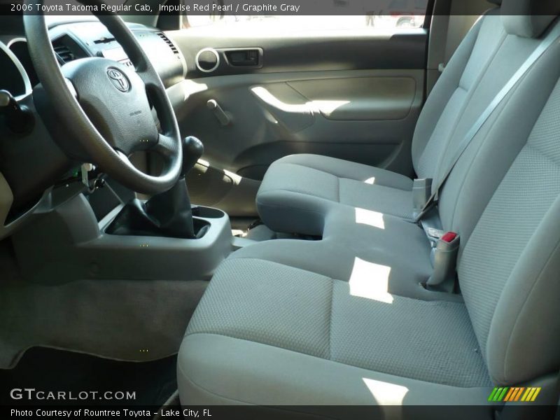 Impulse Red Pearl / Graphite Gray 2006 Toyota Tacoma Regular Cab