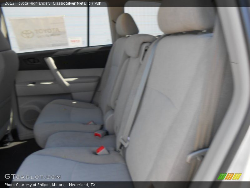 Classic Silver Metallic / Ash 2013 Toyota Highlander