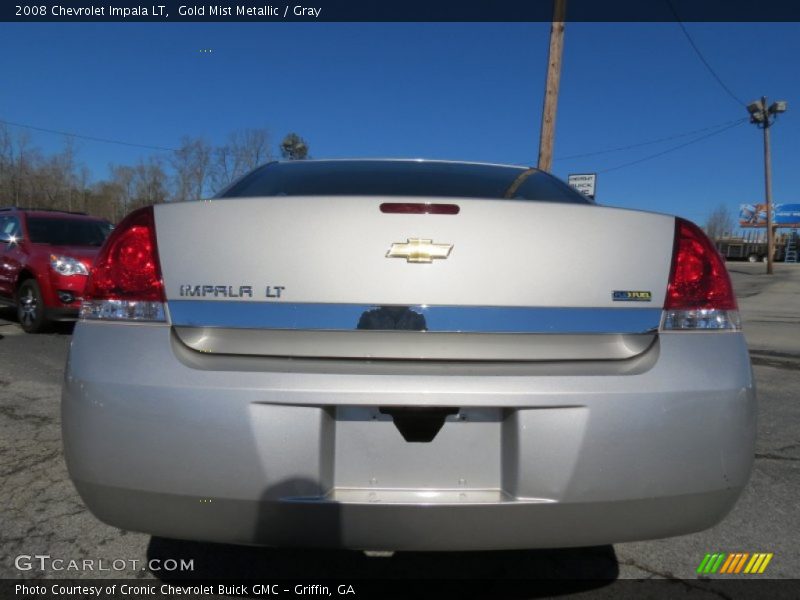 Gold Mist Metallic / Gray 2008 Chevrolet Impala LT