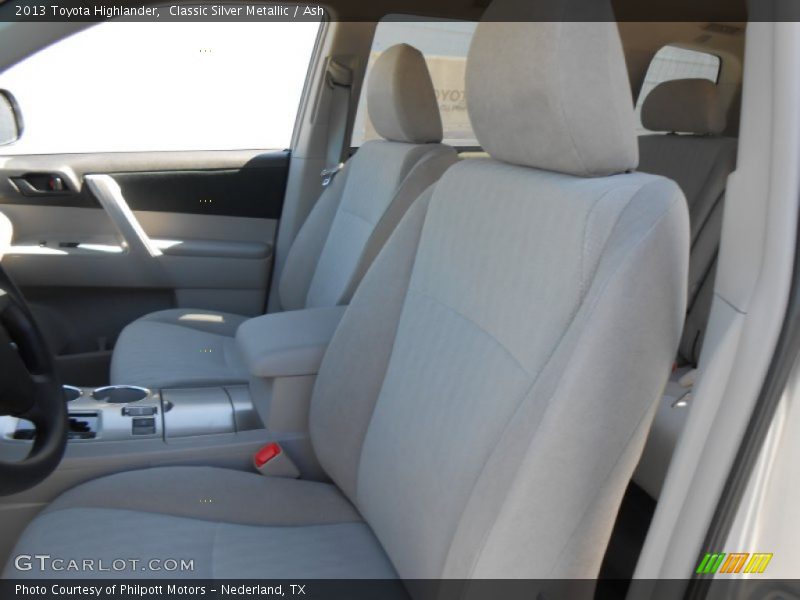 Classic Silver Metallic / Ash 2013 Toyota Highlander
