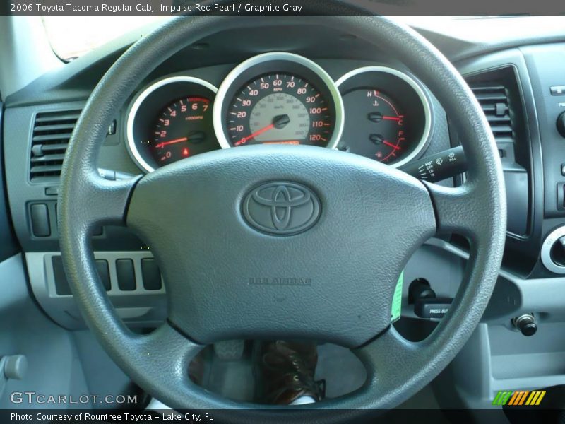 Impulse Red Pearl / Graphite Gray 2006 Toyota Tacoma Regular Cab