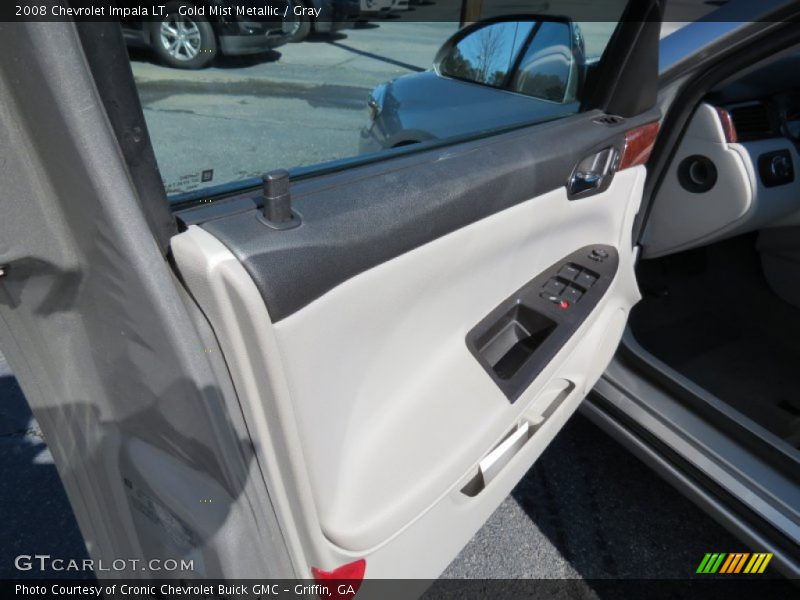 Gold Mist Metallic / Gray 2008 Chevrolet Impala LT