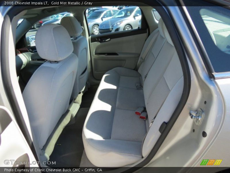 Gold Mist Metallic / Gray 2008 Chevrolet Impala LT