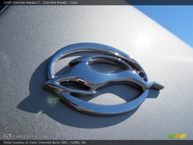 Gold Mist Metallic / Gray 2008 Chevrolet Impala LT