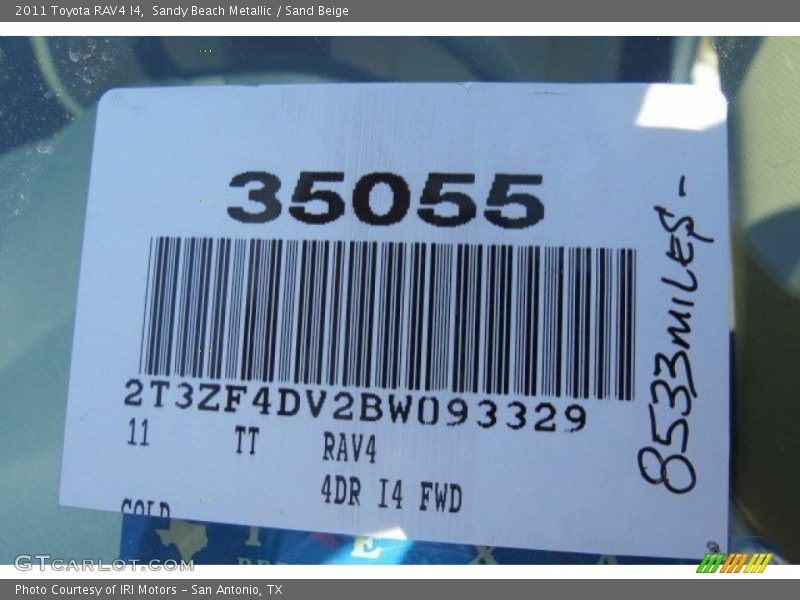 Sandy Beach Metallic / Sand Beige 2011 Toyota RAV4 I4