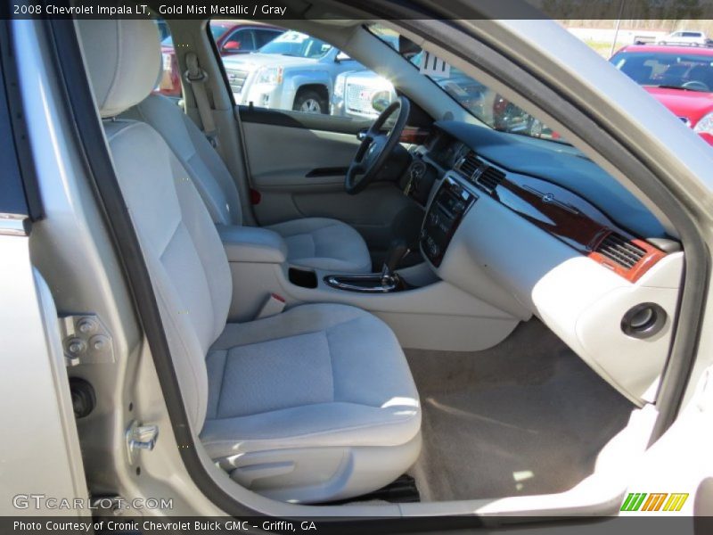 Gold Mist Metallic / Gray 2008 Chevrolet Impala LT