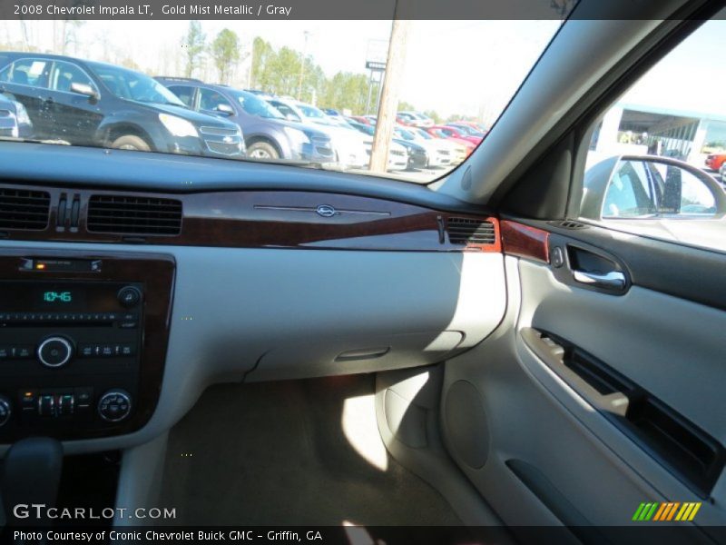 Gold Mist Metallic / Gray 2008 Chevrolet Impala LT