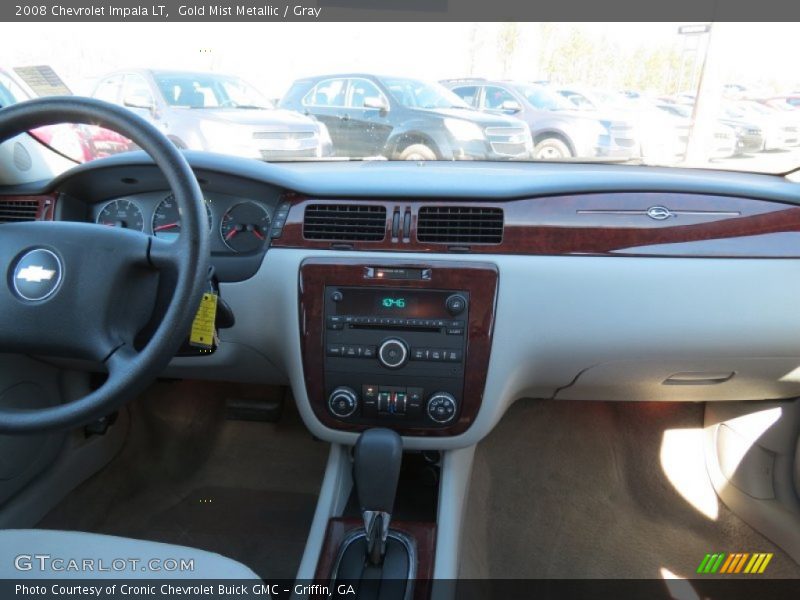 Gold Mist Metallic / Gray 2008 Chevrolet Impala LT