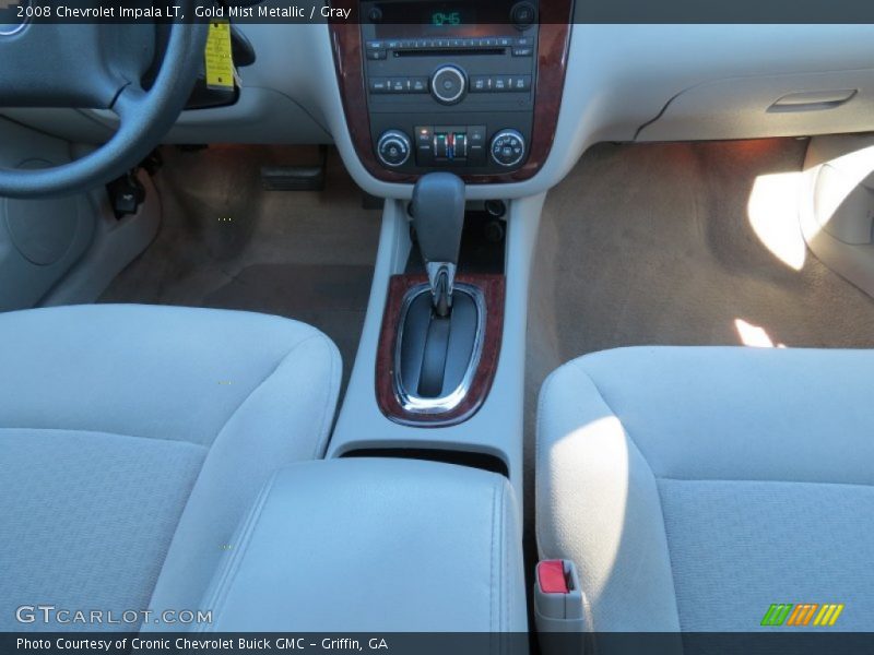 Gold Mist Metallic / Gray 2008 Chevrolet Impala LT