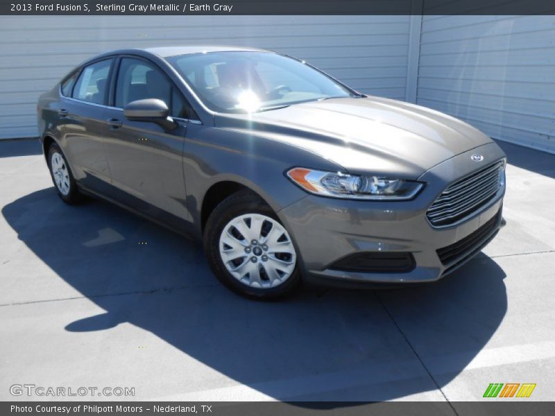 Sterling Gray Metallic / Earth Gray 2013 Ford Fusion S