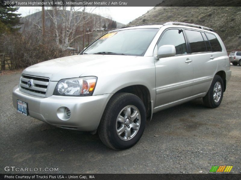 Millenium Silver Metallic / Ash Gray 2006 Toyota Highlander V6 4WD