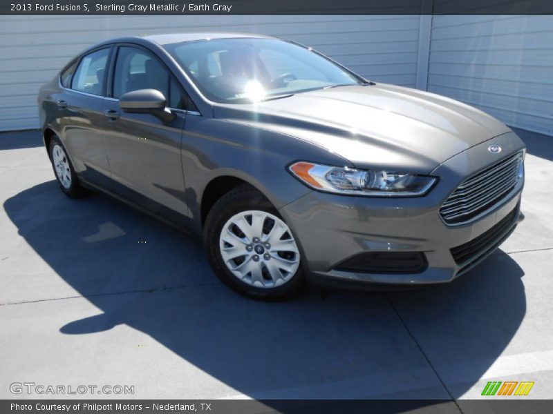 Sterling Gray Metallic / Earth Gray 2013 Ford Fusion S