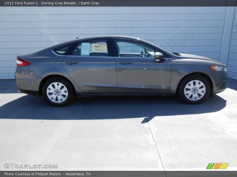 Sterling Gray Metallic / Earth Gray 2013 Ford Fusion S