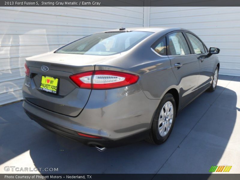 Sterling Gray Metallic / Earth Gray 2013 Ford Fusion S