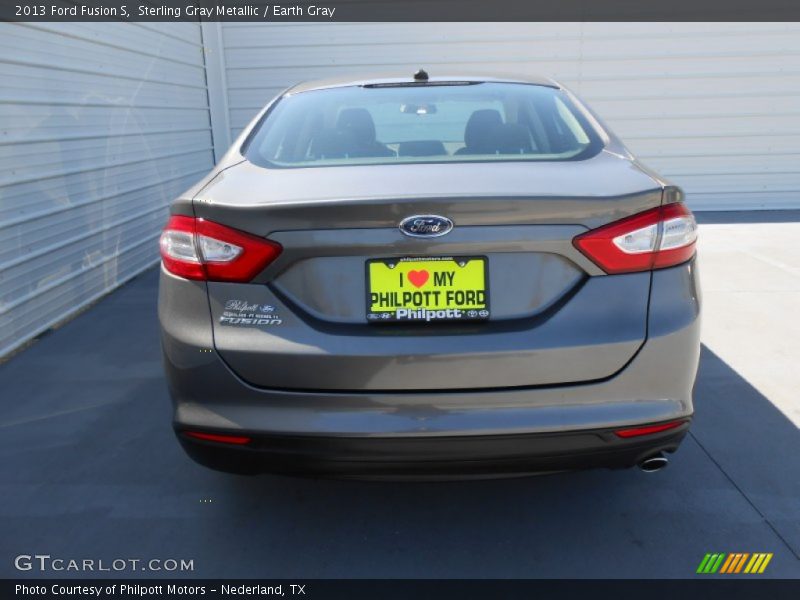 Sterling Gray Metallic / Earth Gray 2013 Ford Fusion S