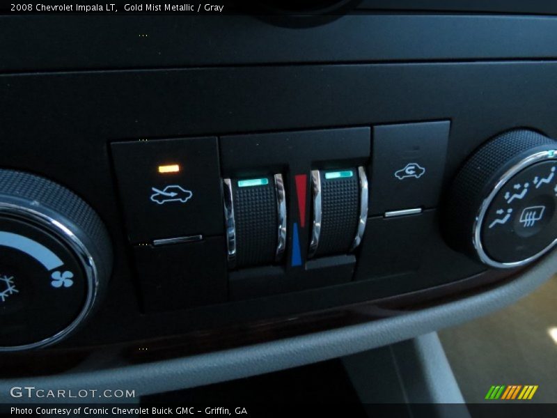 Gold Mist Metallic / Gray 2008 Chevrolet Impala LT