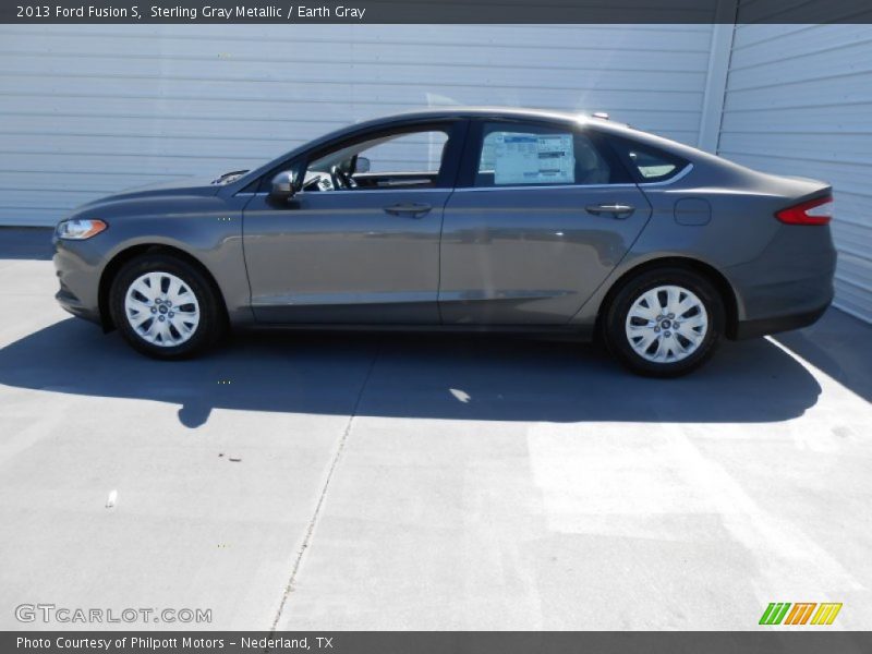 Sterling Gray Metallic / Earth Gray 2013 Ford Fusion S