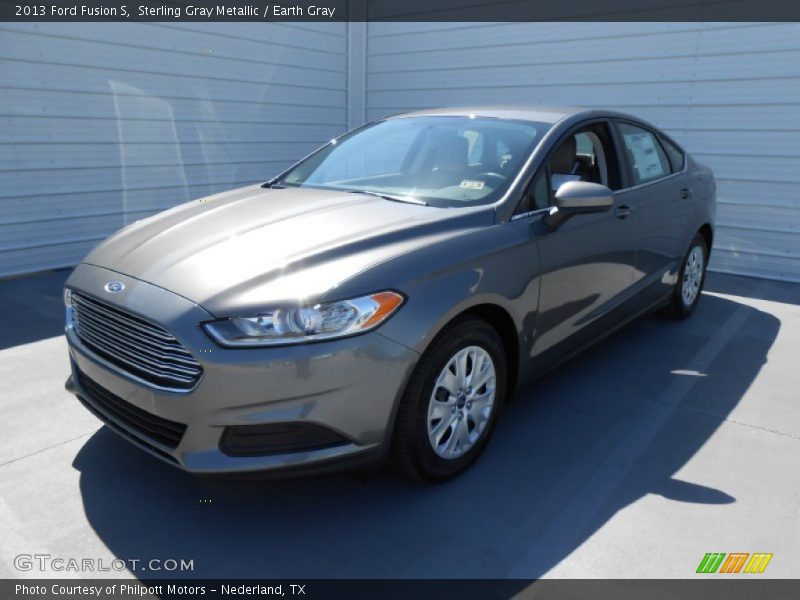 Sterling Gray Metallic / Earth Gray 2013 Ford Fusion S
