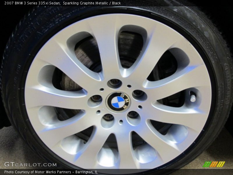 Sparkling Graphite Metallic / Black 2007 BMW 3 Series 335xi Sedan