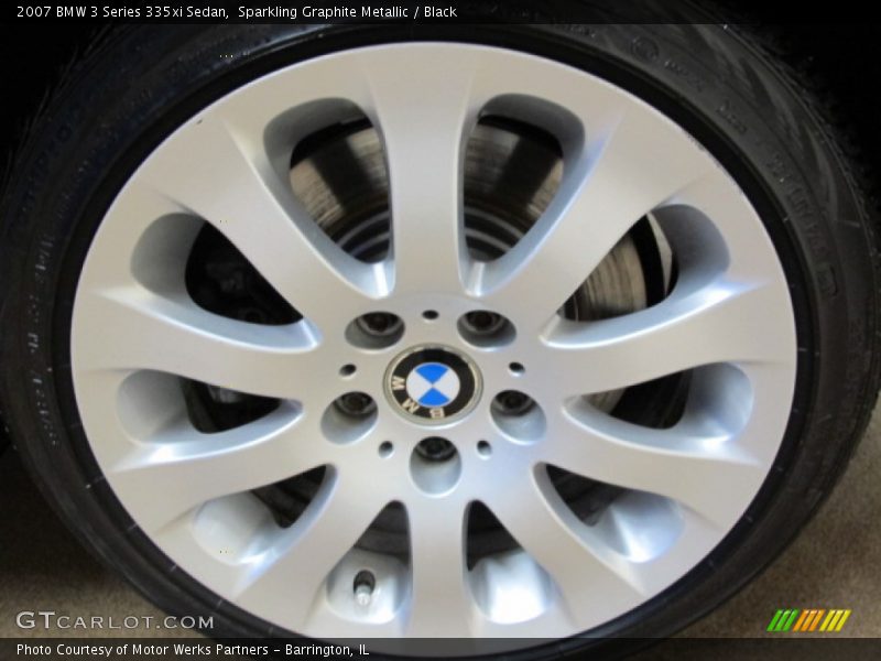 Sparkling Graphite Metallic / Black 2007 BMW 3 Series 335xi Sedan