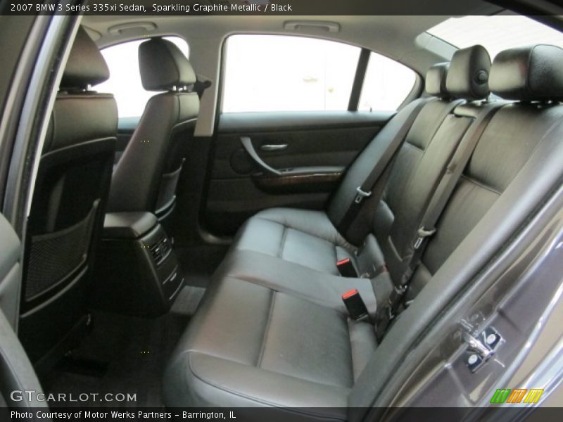 Rear Seat of 2007 3 Series 335xi Sedan